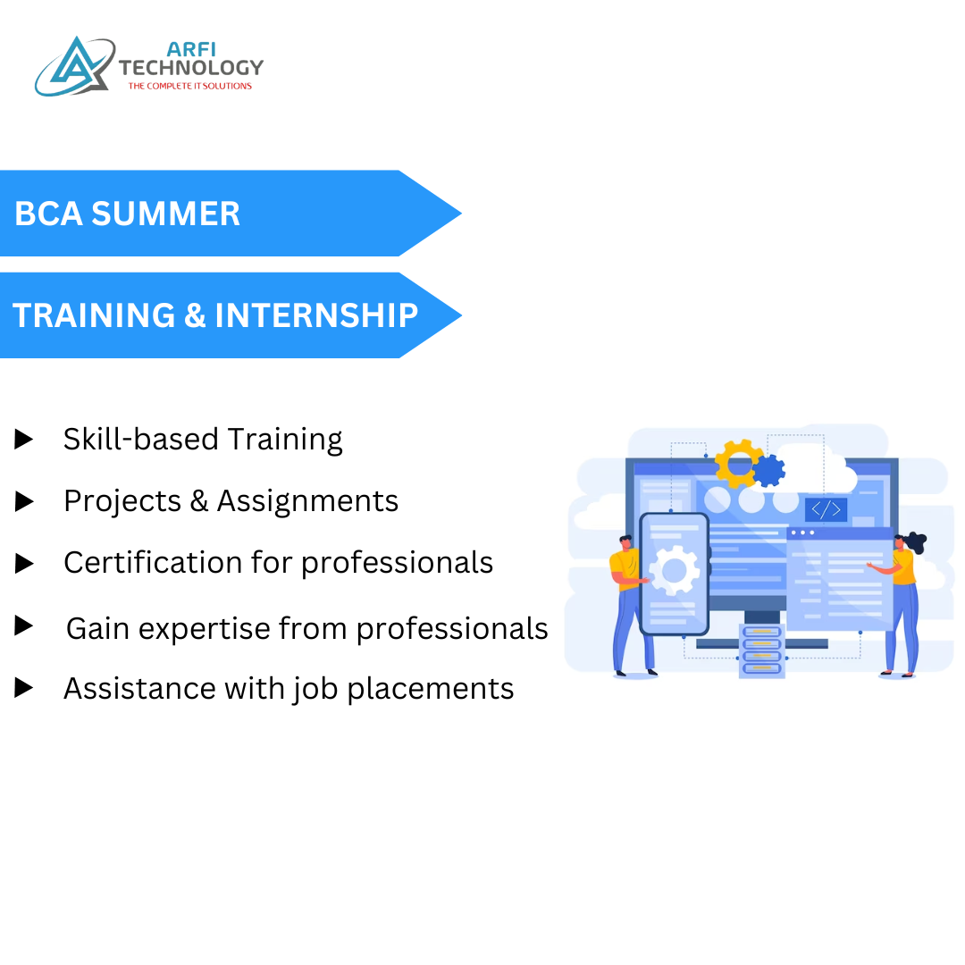 Summer Training and Internship for BCA Students