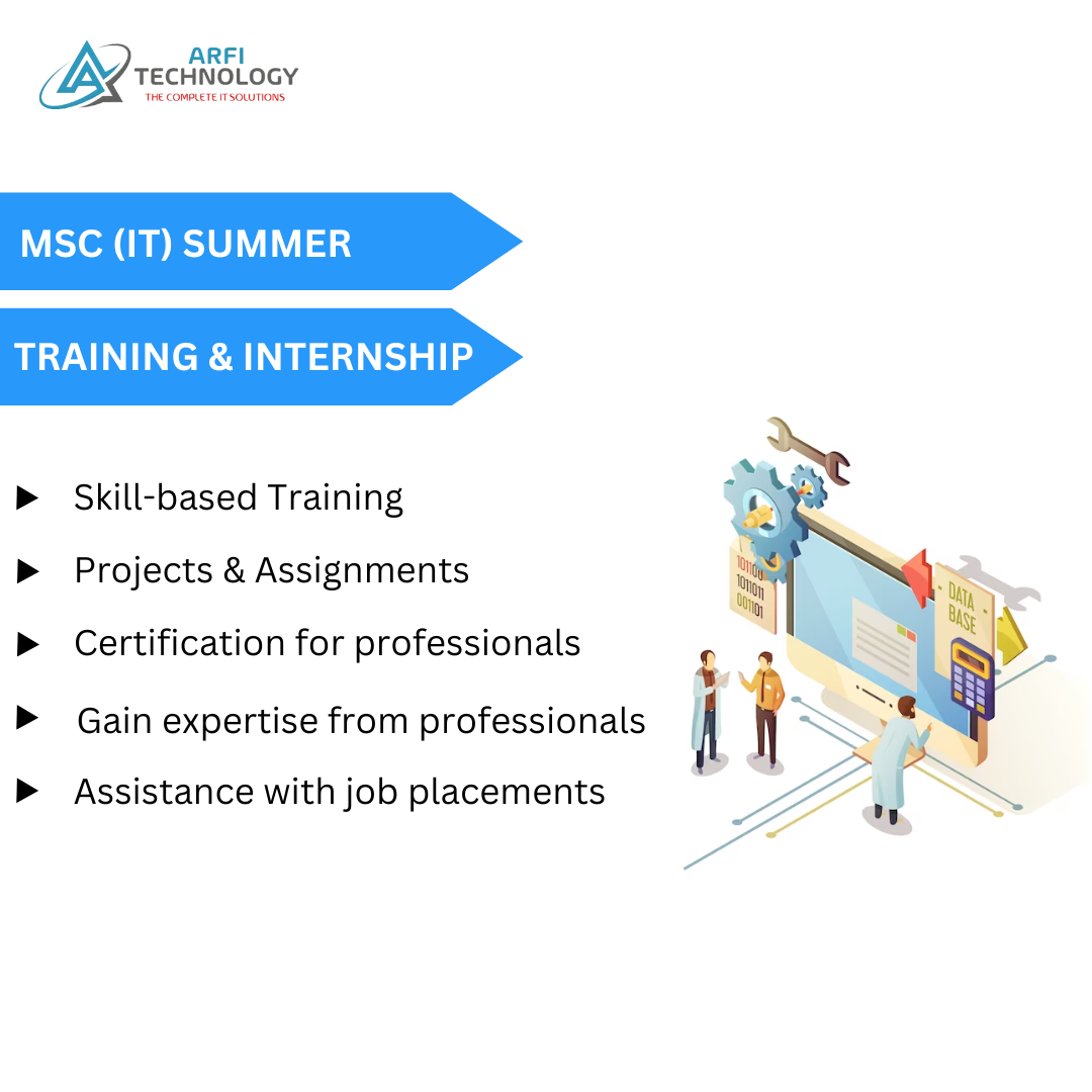 Summer Training and Internship for MSc  Students 